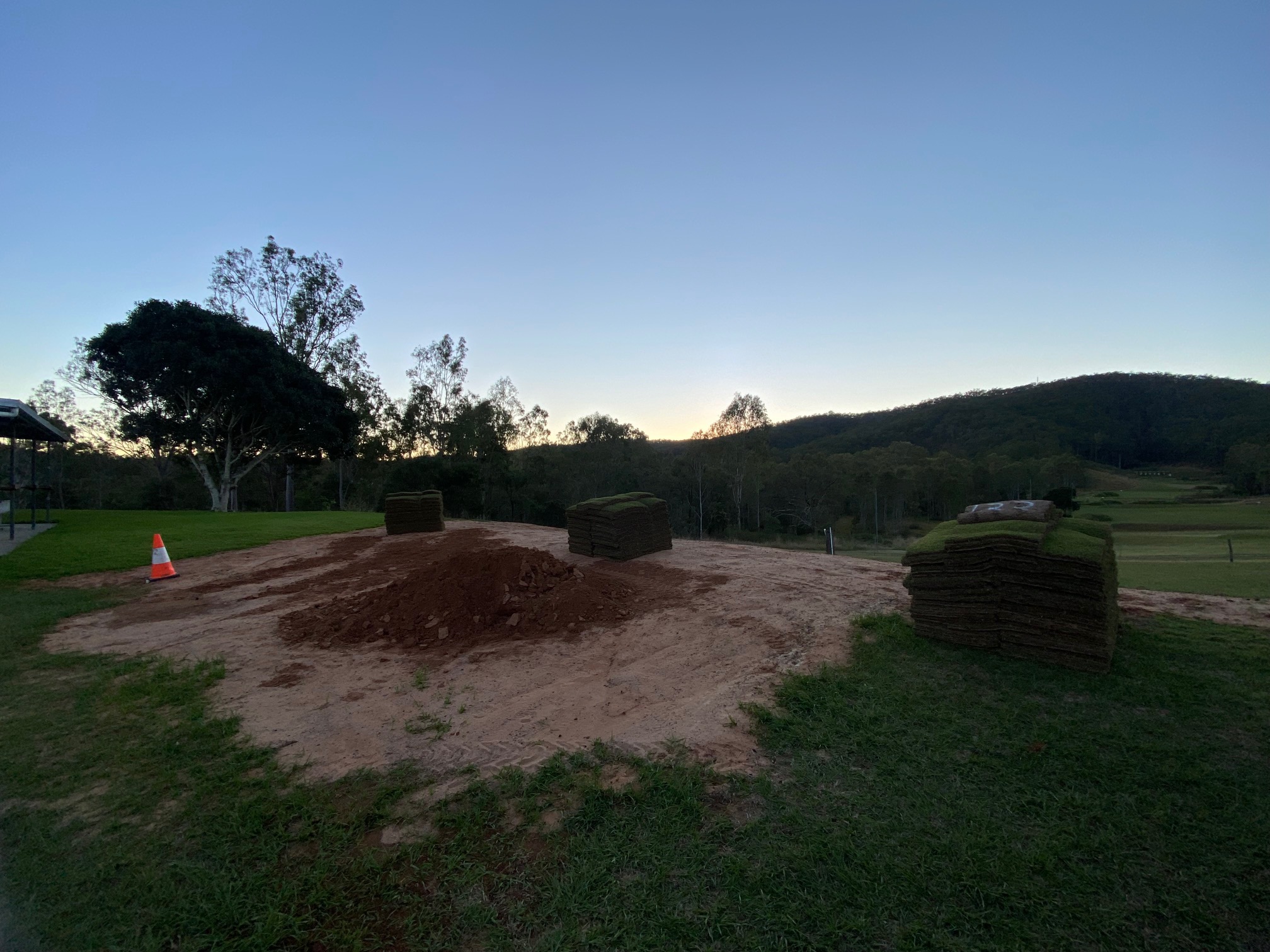 800m mound reshape
