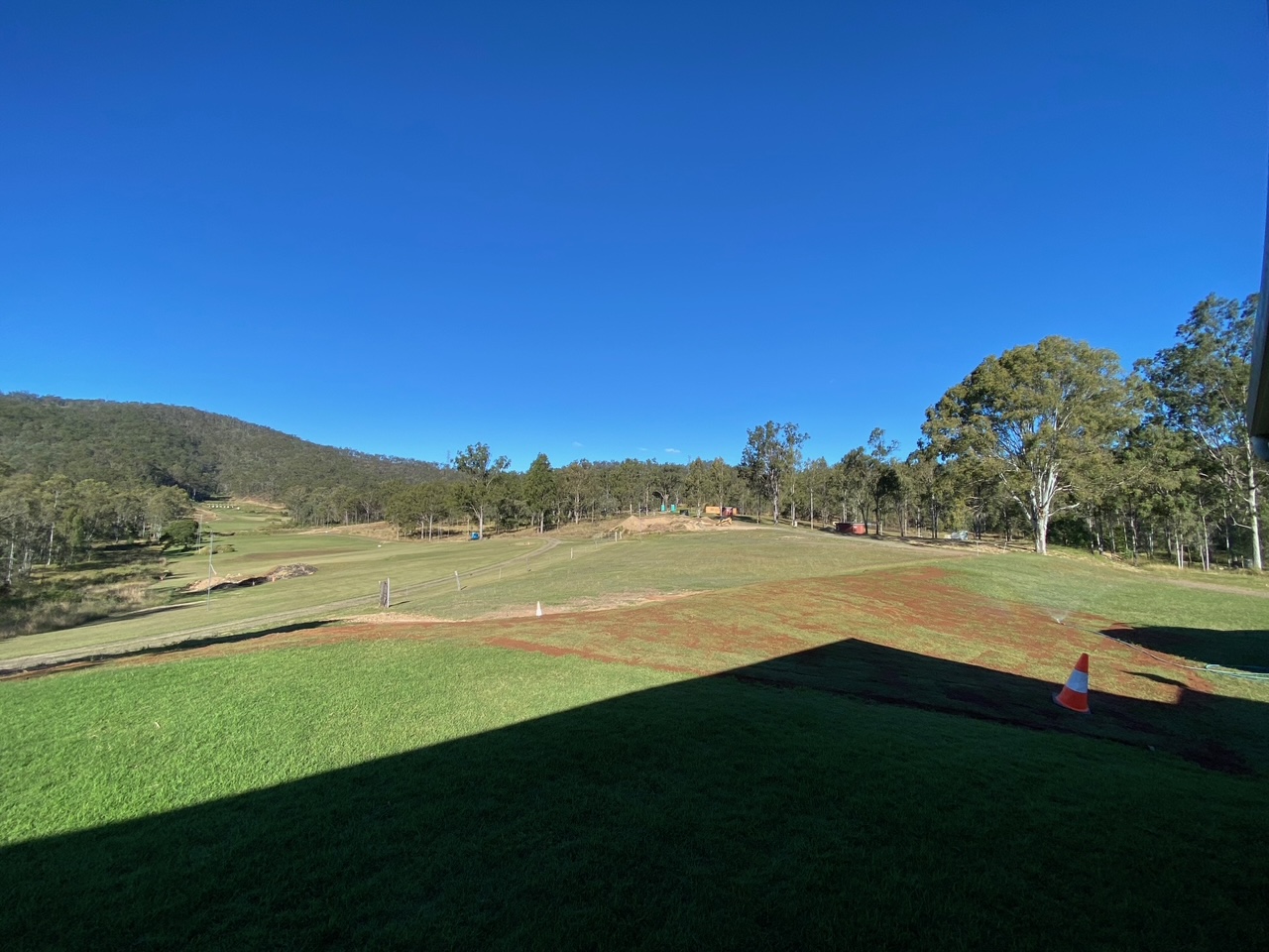 Turf down, sprinklers on!