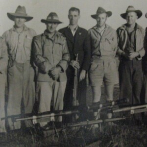 Jim Rush (1st on left) -- c. late 1930s - early 1940s