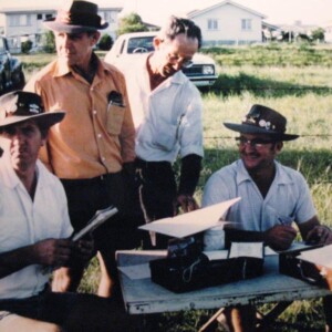 Ron Duce, Jim Rush, Joe Rush & Eric Nunn, Redbank Rifle Range, 500 yds